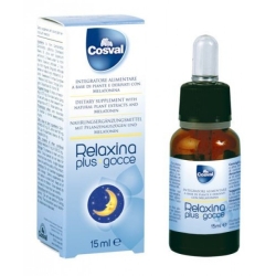 Relaxina Plus w kropelkach - Naturalny preparat ułatwiający zasypianie  15ml Cosval