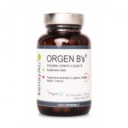 Kompleks witamin z grupy B (60-240 kapsułek) ORGEN B's®