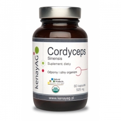 kenayAG Cordyceps Sinensis Organiczny (60 kapsułek) - 525 mg