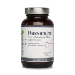 Resweratrol trans - zmikronizowany 100 mg (60 kapsułek)