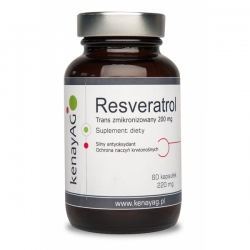 Resweratrol trans - zmikronizowany 200 mg (60 kapsułek)